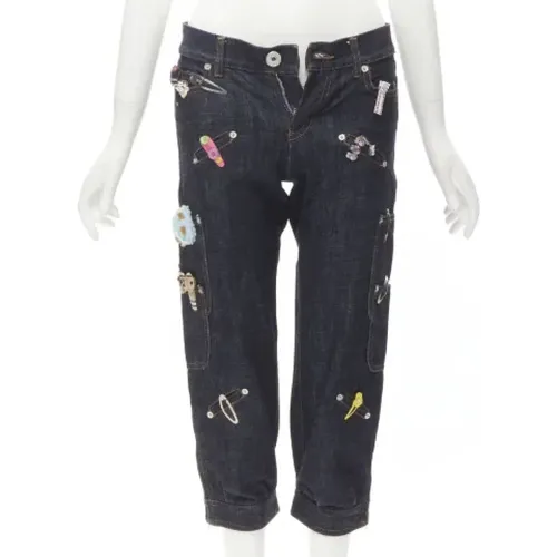 Pre-owned Denim jeans , female, Sizes: XS - Moschino Pre-Owned - Modalova
