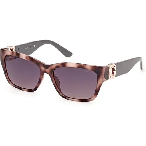 Stylische Sonnenbrille mit Verlaufsgläsern , Damen, Größe: 56 MM - Guess - Modalova