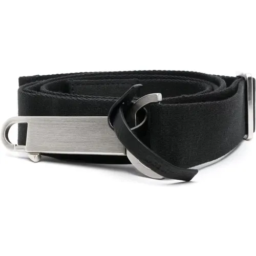 Ring belt , male, Sizes: ONE SIZE - Rick Owens - Modalova