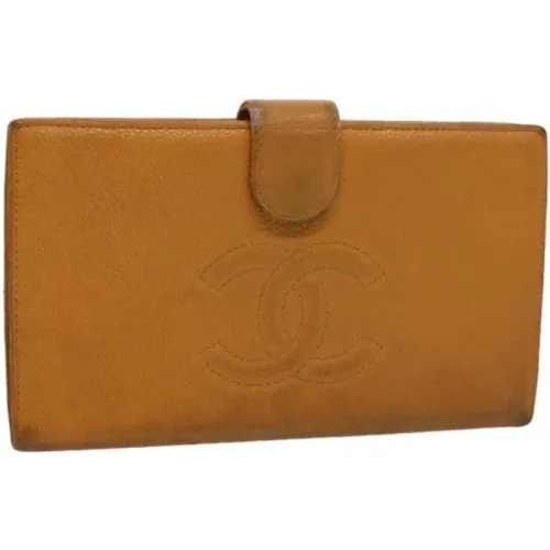 Pre-owned Leather wallets , female, Sizes: ONE SIZE - Chanel Vintage - Modalova