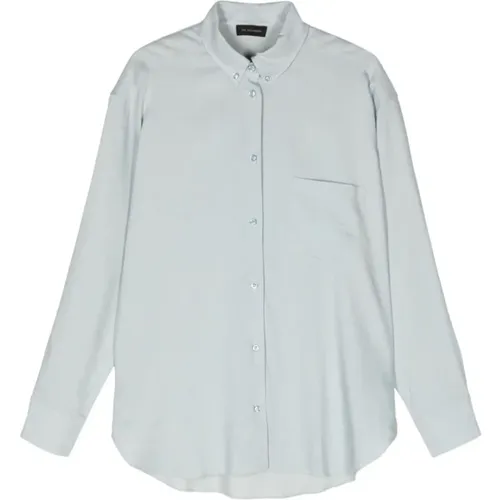 Oversize Linen Viscose Button Down Shirt , female, Sizes: 2XS, XS - Andamane - Modalova