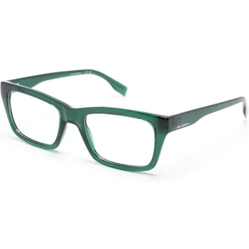 Grüne Optische Brille Stilvolles Must-Have , Herren, Größe: 53 MM - Karl Lagerfeld - Modalova