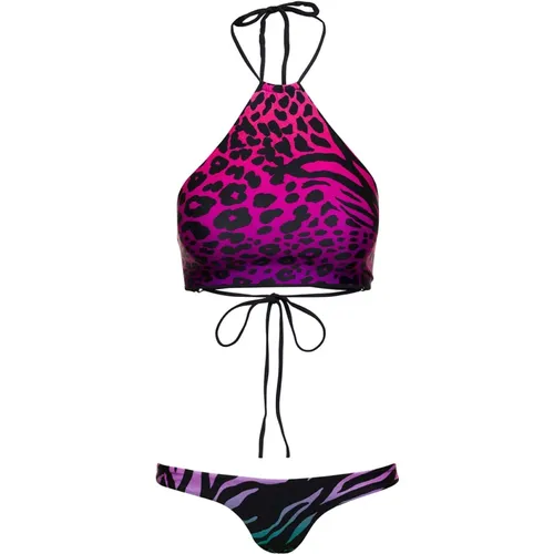 MultiColour Strand Bikini - The Attico - Modalova