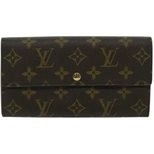 Pre-owned Canvas wallets , female, Sizes: ONE SIZE - Louis Vuitton Vintage - Modalova