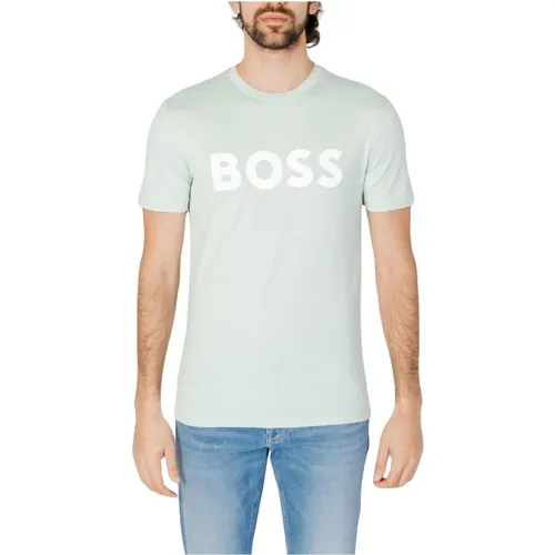 Herren Thinking T-Shirt , Herren, Größe: M - Hugo Boss - Modalova