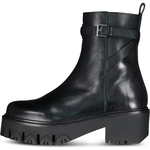 Fashion-forward Leather Ankle Boots , female, Sizes: 4 UK, 6 UK, 5 UK - PATRIZIA PEPE - Modalova