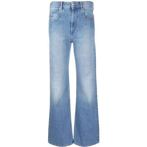 Light High-Rise Bootcut Jeans , female, Sizes: 2XS - Isabel Marant Étoile - Modalova