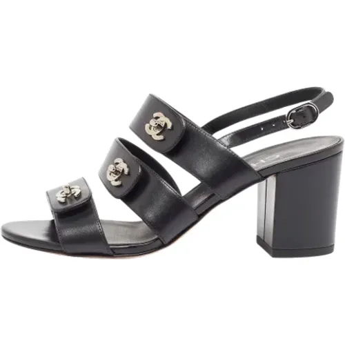 Pre-owned Leder sandals - Chanel Vintage - Modalova