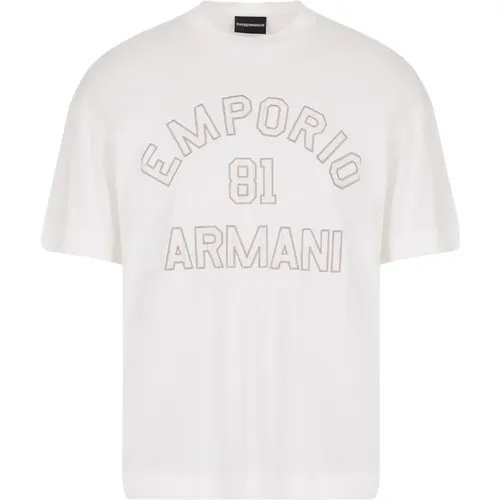 Kurzarm T-Shirt , Herren, Größe: XL - Emporio Armani - Modalova