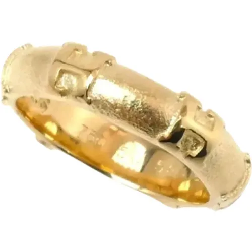 Pre-owned Gold rings , female, Sizes: ONE SIZE - Hermès Vintage - Modalova