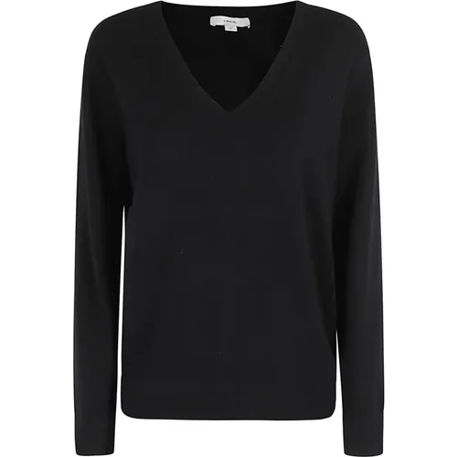 Weekend V Neck Sweater , female, Sizes: XL, XS, S - Vince - Modalova