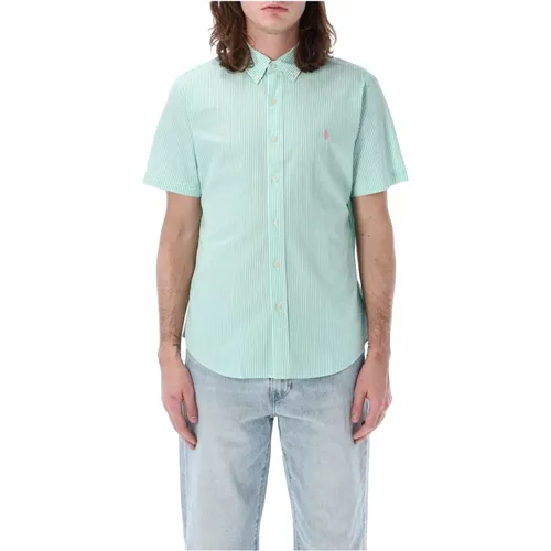Keywest Grün Weißes Seersucker Hemd - Ralph Lauren - Modalova