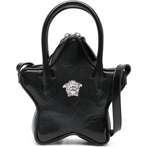 Nero Palladio Top Handle Tasche - Versace - Modalova