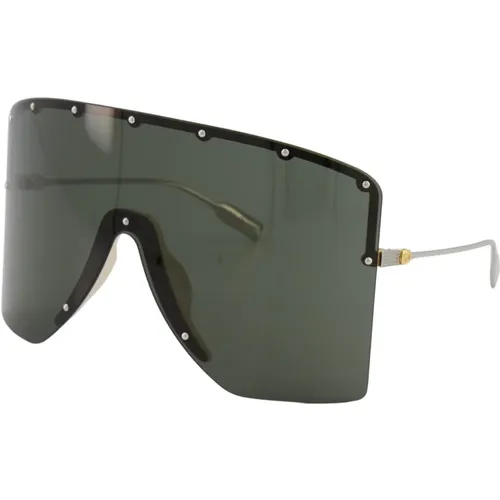 Gold Black Sunglasses , unisex, Sizes: L/XL - Gucci - Modalova