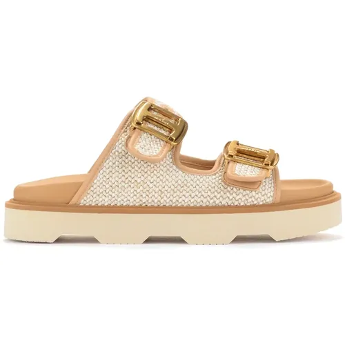 Slide into Summer with H620 Sliders , female, Sizes: 8 UK - Hogan - Modalova