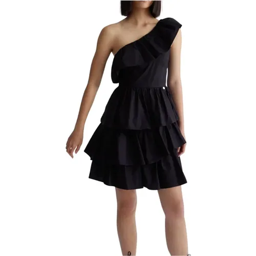 Short One-Shoulder Dress , female, Sizes: 2XS - Liu Jo - Modalova