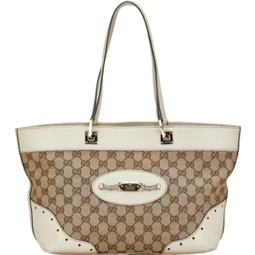 Pre-owned Canvas gucci-bags , female, Sizes: ONE SIZE - Gucci Vintage - Modalova