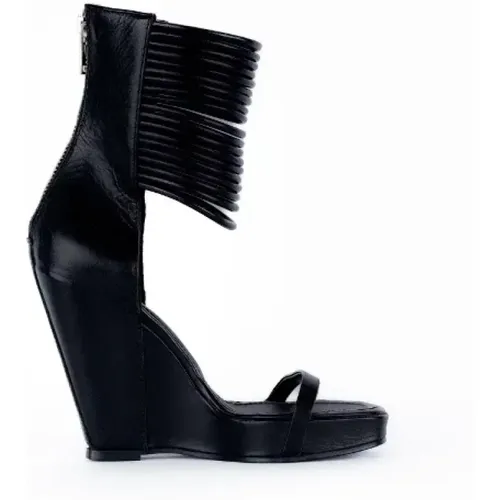 Pre-owned Leather heels , female, Sizes: 5 UK - Rick Owens Pre-owned - Modalova