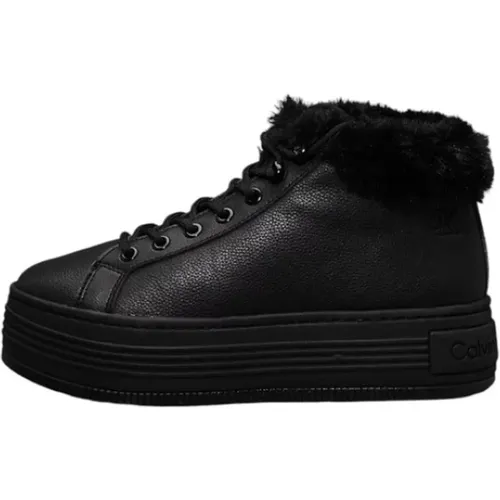 High Top Sneakers , female, Sizes: 8 UK, 7 UK, 6 UK, 5 UK, 4 UK, 3 UK - Calvin Klein Jeans - Modalova