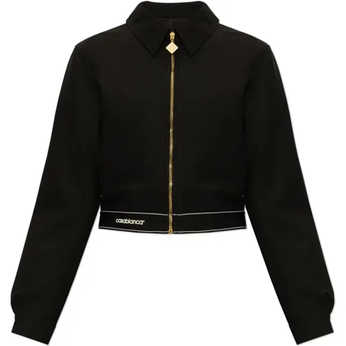 Short jacket , female, Sizes: S, XS - Casablanca - Modalova