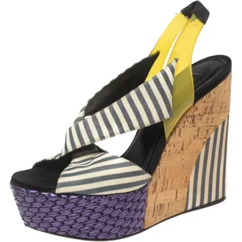 Pre-owned Stoff sandals , Damen, Größe: 37 EU - Dolce & Gabbana Pre-owned - Modalova
