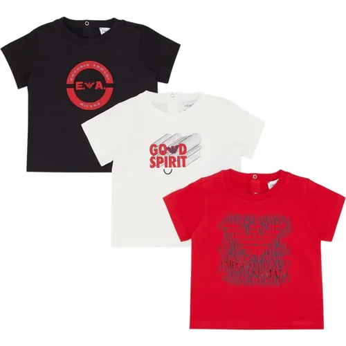 Logo T-Shirt 3er Pack - Emporio Armani - Modalova