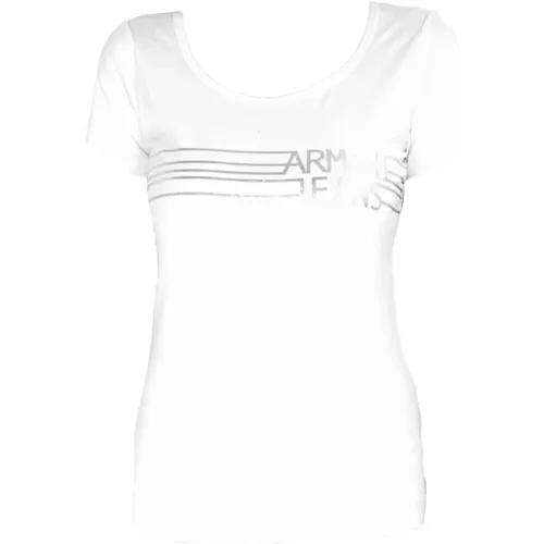 T-Shirts , Damen, Größe: XS - Armani - Modalova