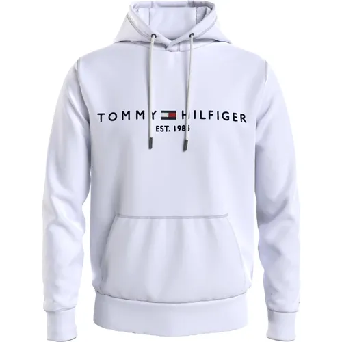 Bio-Baumwoll-Kapuzenpullover , Herren, Größe: L - Tommy Hilfiger - Modalova