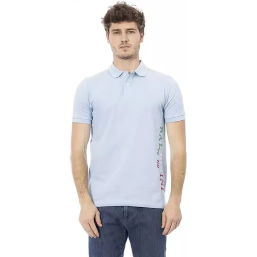 Elegantes Besticktes Poloshirt , Herren, Größe: 4XL - Baldinini - Modalova