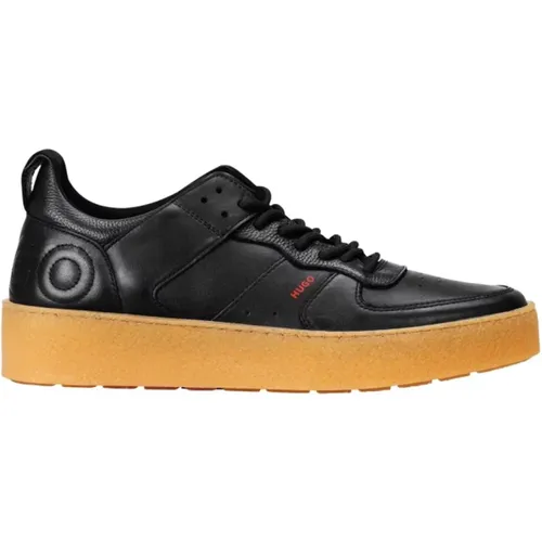 Evan Tennis Sneakers Logo , male, Sizes: 8 UK - Hugo Boss - Modalova