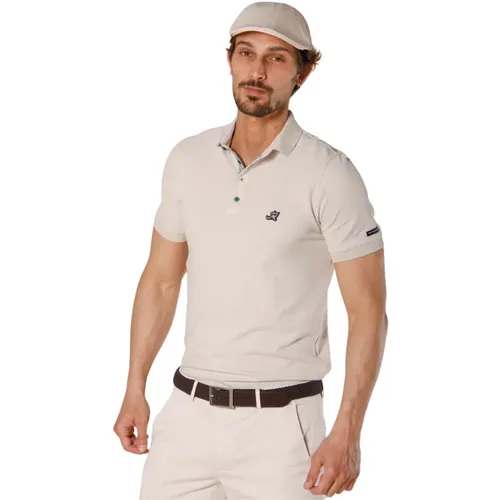 Leopardi Herren Polo mit Tailoring-Details - Mason's - Modalova