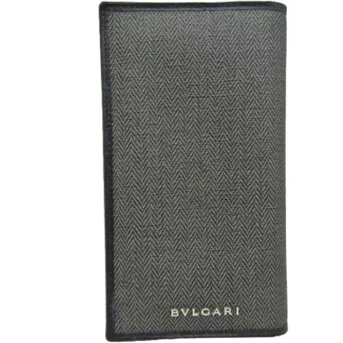 Pre-owned Canvas wallets , female, Sizes: ONE SIZE - Bvlgari Vintage - Modalova