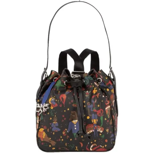 Magic Circus Bucket Bag , female, Sizes: ONE SIZE - Guidi - Modalova
