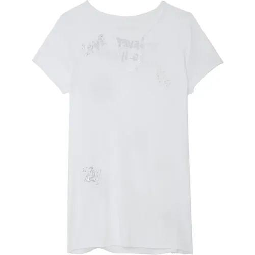T-Shirts , Damen, Größe: M - Zadig & Voltaire - Modalova