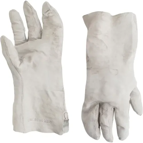 Hellgraue Handschuhe , Herren, Größe: L/Xl - Boris Bidjan Saberi - Modalova