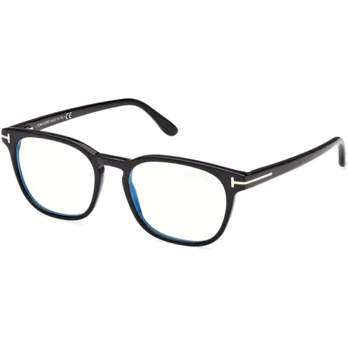 Stylische Brille Ft5868-B Schwarz , Herren, Größe: 53 MM - Tom Ford - Modalova