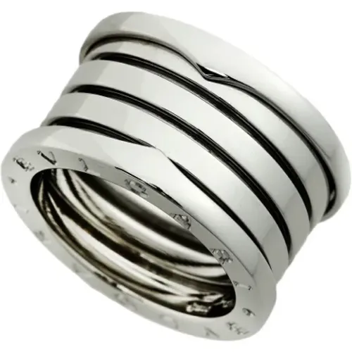 Pre-owned White Gold rings , female, Sizes: ONE SIZE - Bvlgari Vintage - Modalova