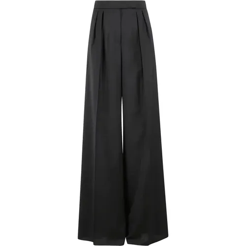 Elegante Schwarze Hose , Damen, Größe: M - Max Mara - Modalova