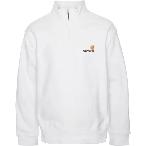 American Script Half Zip Sweatshirt , Herren, Größe: L - Carhartt WIP - Modalova