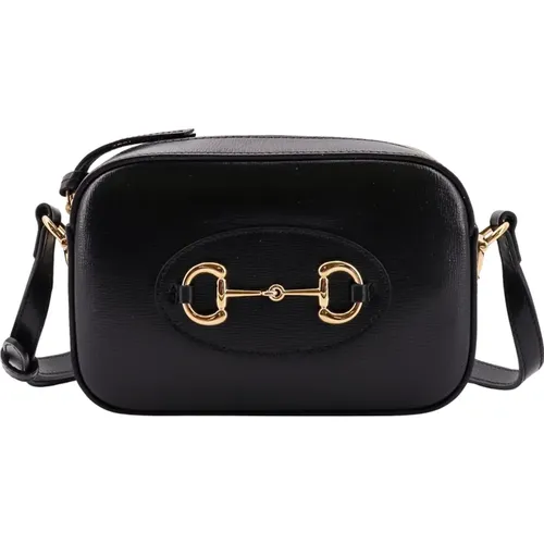 Iconic Horsebit Leather Shoulder Bag , female, Sizes: ONE SIZE - Gucci - Modalova