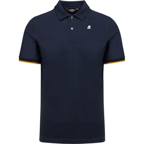 Vincent Polo Shirt , male, Sizes: 3XL, M, XL, 2XL, L - K-way - Modalova