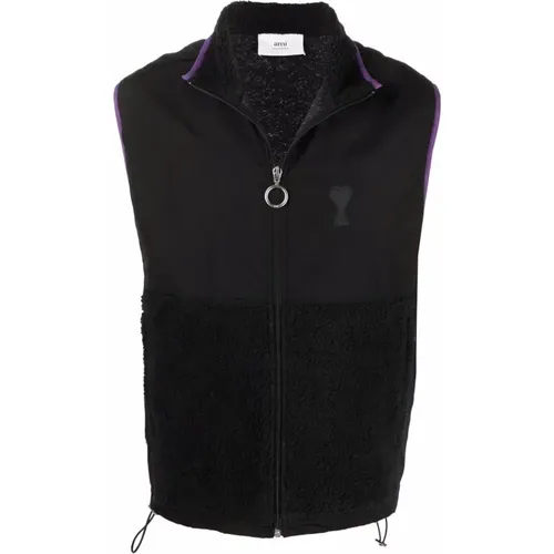 Logo Gilet Vest Jacket , male, Sizes: S - Ami Paris - Modalova
