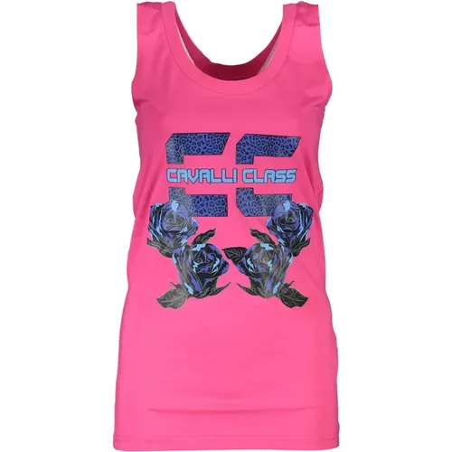 Elegant Printed Tank Top , female, Sizes: XS, M, S, L, XL - Cavalli Class - Modalova