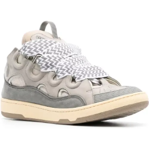 Sneakers Grey , male, Sizes: 7 UK, 11 UK, 8 UK, 9 UK - Lanvin - Modalova