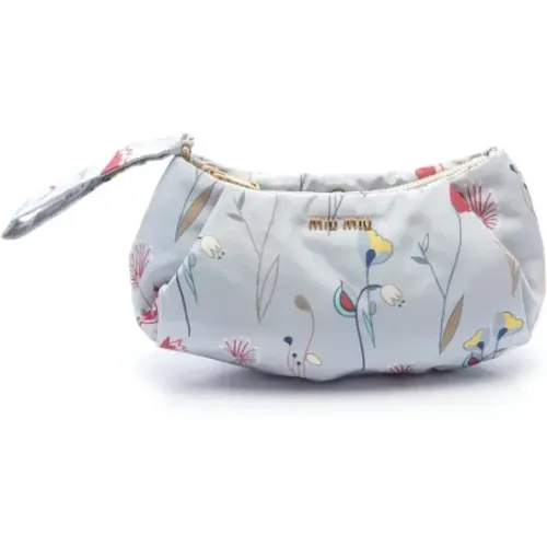 Pre-owned Fabric pouches , female, Sizes: ONE SIZE - Miu Miu Pre-owned - Modalova