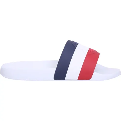 Striped Embossed Logo Sandals , female, Sizes: 3 UK - Moncler - Modalova