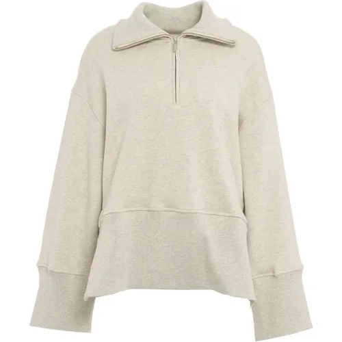 Grey Sweatshirt Aw24 , female, Sizes: S, XS - closed - Modalova