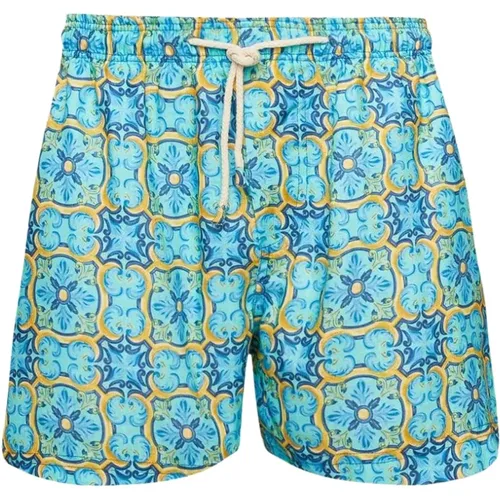 Mediterranean Linen Swimwear , male, Sizes: 2XL, XL - Peninsula - Modalova