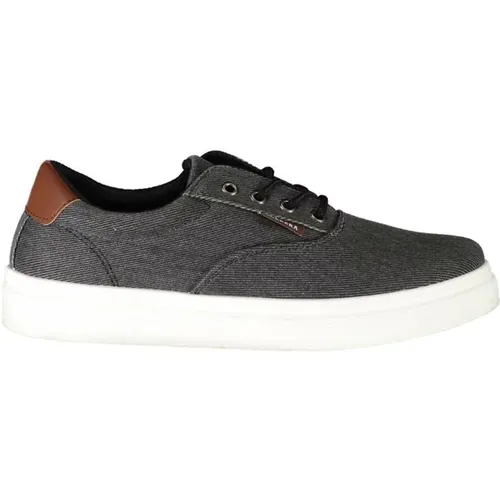 Schwarzer Polyester-Sneaker mit Schnürsenkeln , Herren, Größe: 44 EU - Carrera - Modalova