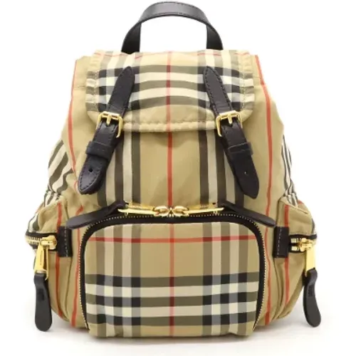 Pre-owned Canvas shoulder-bags , female, Sizes: ONE SIZE - Burberry Vintage - Modalova